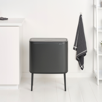 Kosz Brabantia Bo Touch Bin 11+11+11 l Confident Grey - 12