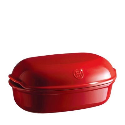  Emile Henry bread baking pan, red, 3.35 l