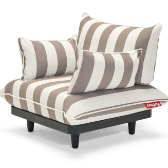 Fotel ogrodowy Fatboy Paletti Lounge Chair Stripe Cacao - 3