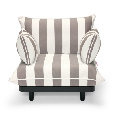 Fotel ogrodowy Fatboy Paletti Lounge Chair Stripe Cacao