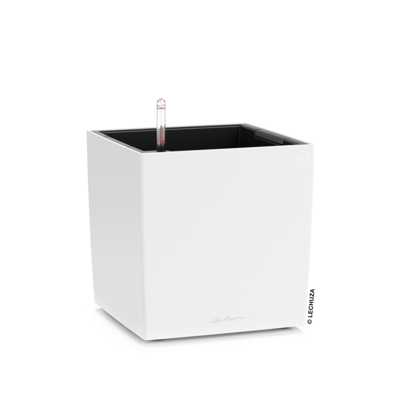 Donica Lechuza Cube Color 30 biała