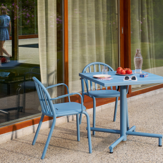 Stolik ogrodowy Fatboy Fred's Square Bistro Table Wave Blue - 10