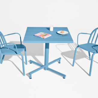 Stolik ogrodowy Fatboy Fred's Square Bistro Table Wave Blue - 9