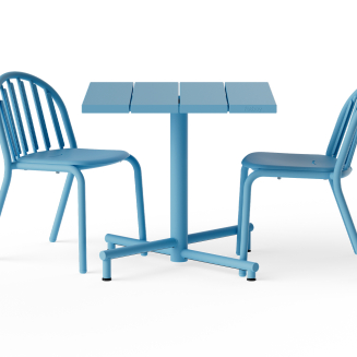 Stolik ogrodowy Fatboy Fred's Square Bistro Table Wave Blue - 8