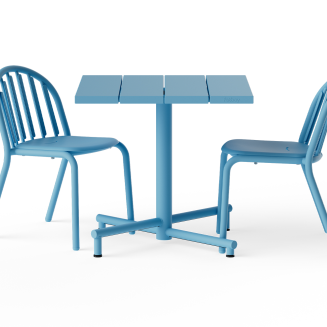 Fatboy Fred's Square Bistro Table Wave Blue - 8