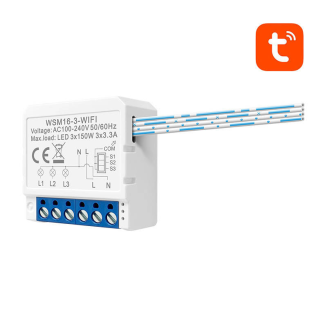  AVATTO WSM16-W3 Tuya 3-channel Wi-Fi in-wall relay - 2