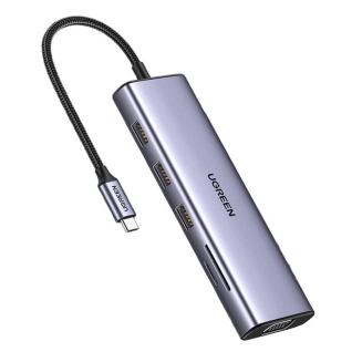 Hub USB UGREEN Revodok CM498 10-portowy USB-C - 2