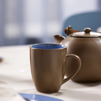 Set of 4 cups Bitz Wood Ocean 300 ml - 5