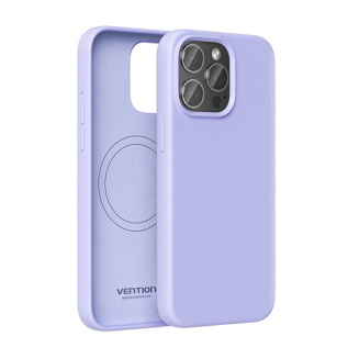  VENTION KUFV0-40 Silicone Case for iPhone 15 Pro Max (Purple) - 2