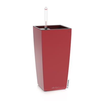 Donica Lechuza Mini Cubi | Maxi Cubi czerwony mat