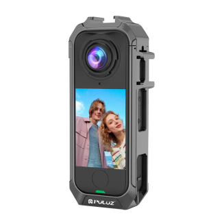 Metalowa obudowa ochronna Puluz dla Insta 360 X4 Air (Szara) - 2