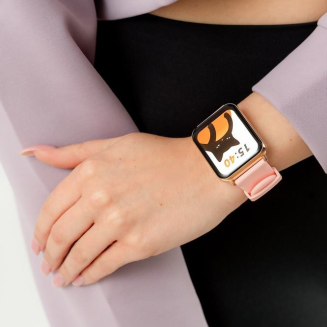 Smartwatch Gravity Różowe Złoto Różowy 2 Paski GT17-1 - 2