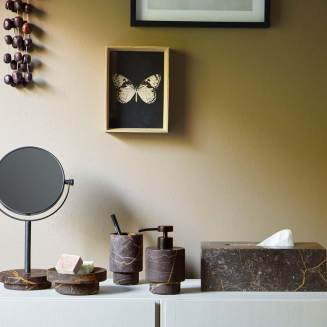 Lusterko powiększające Aquanova Porto Black 3x - 4