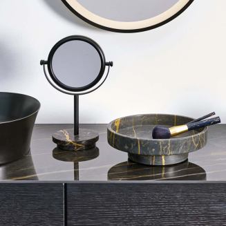 Lusterko powiększające Aquanova Porto Black 3x - 7
