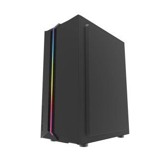  DARKFLASH DK151 computer case + 3 RGB fans (black) - 2