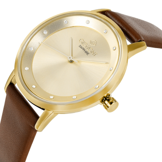 Zegarek Damski Giewont Sapphire Złoty GW4130-A2 - 2