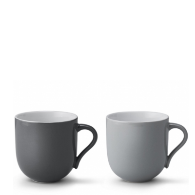 Kubki Stelton Emma grey 0.38 l - 2 sztuki