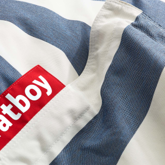 Pufa Fatboy The Original Outdoor Stripe Ocean Blue 180x140 cm - 2