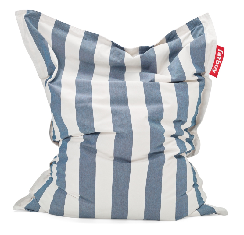  Fatboy The Original Outdoor Stripe Ocean Blue pouffe 180x140 cm