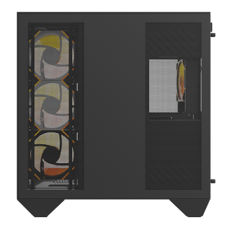 Obudowa komputerowa DARKFLASH DY470 + 4 wentylatory (czarna) - 9