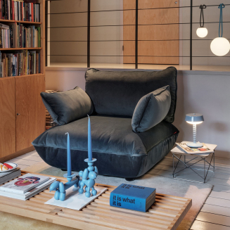 Sofa Fatboy Sumo Loveseat Velvet Petrol - 6