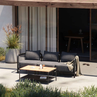 Sofa ogrodowa SACKit Kirra Lounge Sofa 3 Seater Noir - 8