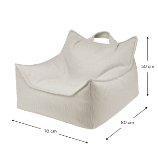 Pufa dziecięca Wigiwama Beanbag Chair OUTDOOR Terra - 2
