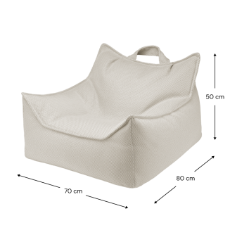 Pufa dziecięca Wigiwama Beanbag Chair OUTDOOR Terra - 2