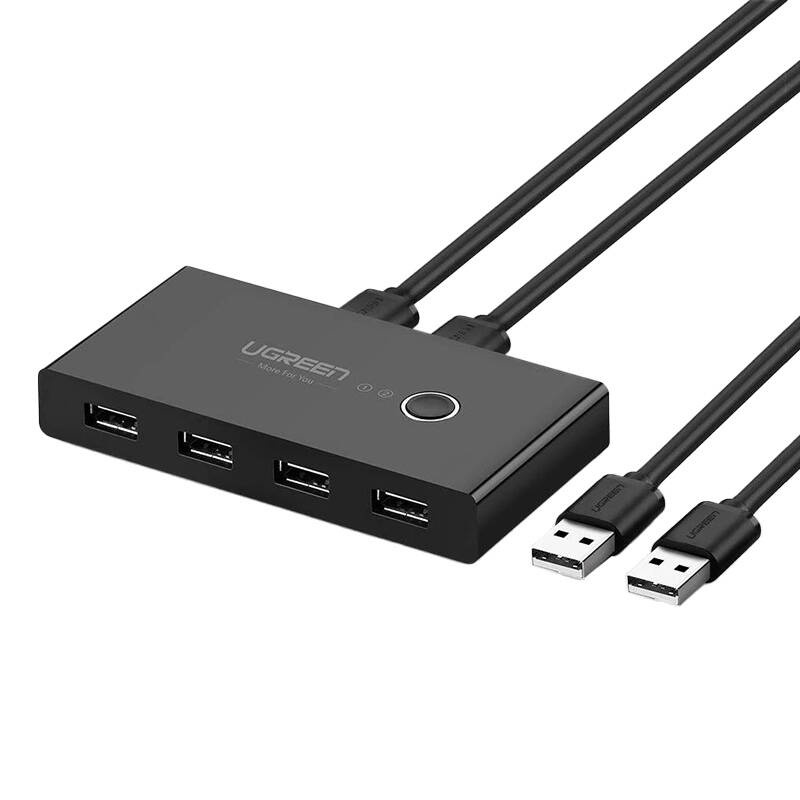  UGREEN US216 4xUSB 2.0 KVM Switch (Black)