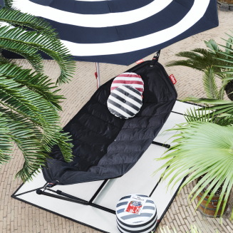  Fatboy Point Outdoor Stripe Ocean Blue pouffe 35x50 cm - 6