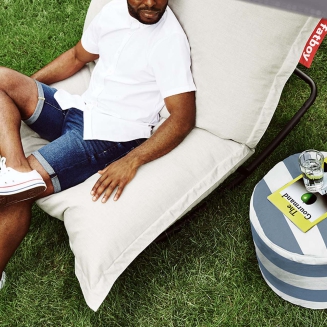  Fatboy Point Outdoor Stripe Ocean Blue pouffe 35x50 cm - 2