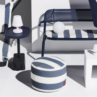 Pufa Fatboy Point Outdoor Stripe Ocean Blue 35x50 cm - 9