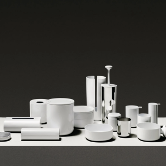 Alessi Birillo bathroom container white - 4