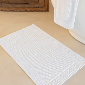Dywanik łazienkowy Graccioza Bee Waffle Snow 50x80 cm - 2