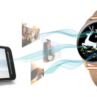 Damski SMARTWATCH G.Rossi SW015-4 Różowe złoto - 12