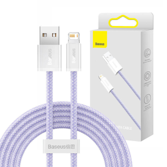 Kabel USB do Lightning Baseus Dynamic 2, 2.4A, 2m (fioletowy) - 6