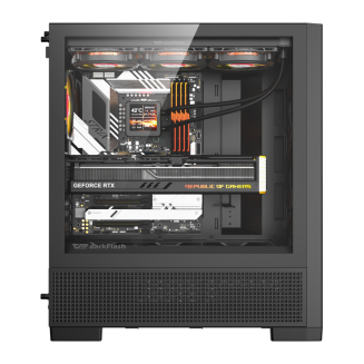  DARKFLASH AIRNOVA computer case + 3 fans (black) - 4