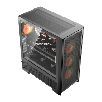  DARKFLASH AIRNOVA computer case + 3 fans (black) - 3