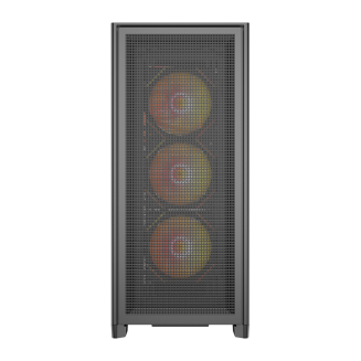  DARKFLASH AIRNOVA computer case + 3 fans (black) - 5