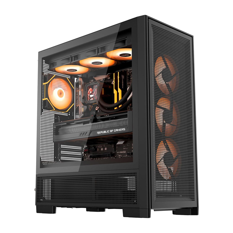  DARKFLASH AIRNOVA computer case + 3 fans (black)