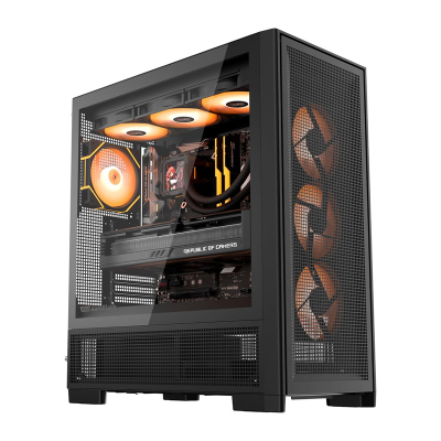  DARKFLASH AIRNOVA computer case + 3 fans (black)