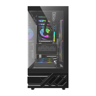  DarkFlash DS950 Computer Case (Black) + 6 Fans - 3