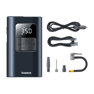 Kompresor samochodowy BASEUS PrimeTrip VA1 2w1 (czarny) - 2