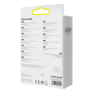 Kabel BASEUS Crystal Shine USB-C-Lightning 2m (czarny) - 5