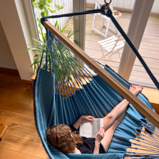  La Siesta Habana blue kingsize hammock chair - 4