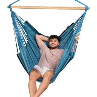  La Siesta Habana blue kingsize hammock chair - 2