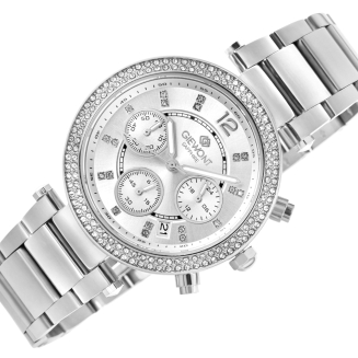 Zegarek Damski Giewont Sapphire Srebrny GW3380-B1 - 3