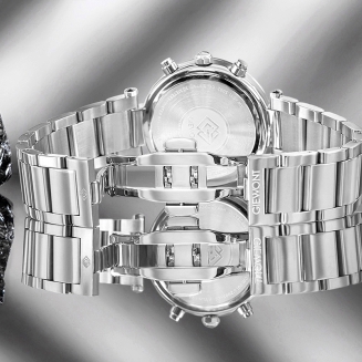 Zegarek Damski Giewont Sapphire Srebrny GW3380-B1 - 8