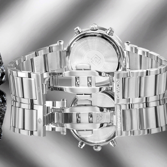 Zegarek Damski Giewont Sapphire Srebrny GW3380-B1 - 8