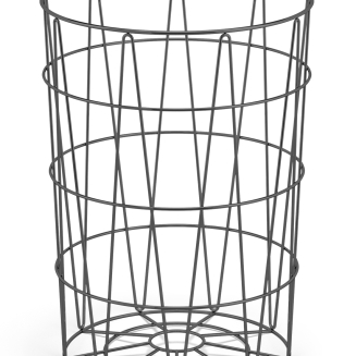 Kosz na pranie Zack Satone 50x35 cm czarny - 2